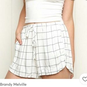 Brandy Melville Grid Shorts
